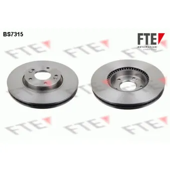 FTE BS7315 - Jeu de 2 disques de frein avant