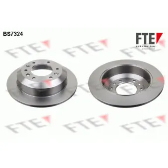 FTE BS7324 - Jeu de 2 disques de frein arrière
