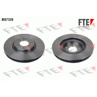 FTE BS7328 - Jeu de 2 disques de frein avant