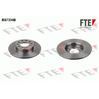 FTE BS7334B - Jeu de 2 disques de frein arrière