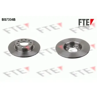Jeu de 2 disques de frein arrière FTE OEM 51815313