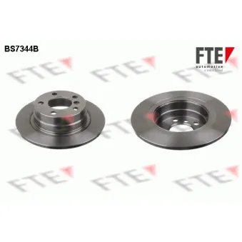 FTE BS7344B - Jeu de 2 disques de frein arrière