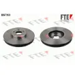 FTE BS7353 - Jeu de 2 disques de frein avant