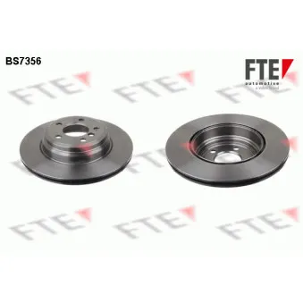 Jeu de 2 disques de frein arrière FTE OEM 34216864899