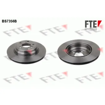 Jeu de 2 disques de frein arrière FTE OEM 34216864899