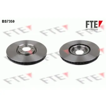 Jeu de 2 disques de frein avant FTE BS7359 pour PEUGEOT 308 1.6 THP - 200cv