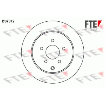 FTE BS7372 - Jeu de 2 disques de frein arrière