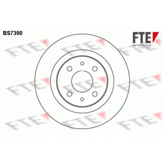 FTE BS7390 - Jeu de 2 disques de frein avant