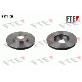 Jeu de 2 disques de frein avant FTE BS7410B pour FORD FIESTA 1.6 ST - 182cv