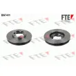 FTE BS7411 - Jeu de 2 disques de frein avant