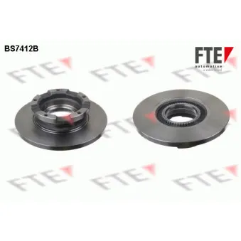 Jeu de 2 disques de frein arrière FTE OEM BK212A097BA
