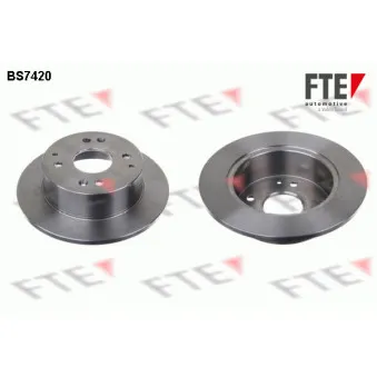 Jeu de 2 disques de frein arrière FTE OEM 42510SL5950