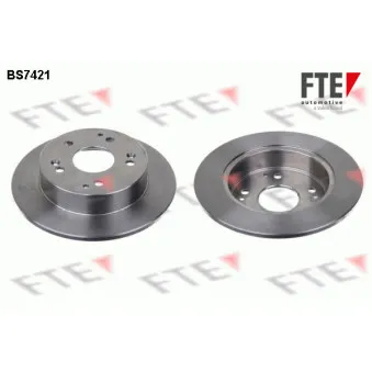 Jeu de 2 disques de frein arrière FTE OEM 42510S5TE00
