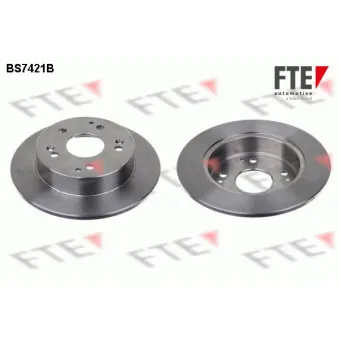 Jeu de 2 disques de frein arrière FTE OEM 42510S5TE00