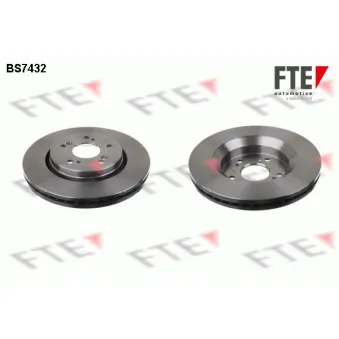 FTE BS7432 - Jeu de 2 disques de frein avant