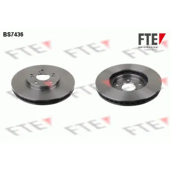 Jeu de 2 disques de frein avant FTE OEM 45251S0X000