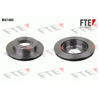 FTE BS7460 - Jeu de 2 disques de frein arrière