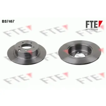 FTE BS7467 - Jeu de 2 disques de frein arrière