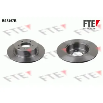Jeu de 2 disques de frein arrière FTE OEM 04743999AA