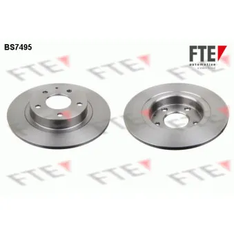 Jeu de 2 disques de frein arrière FTE OEM GHT226251