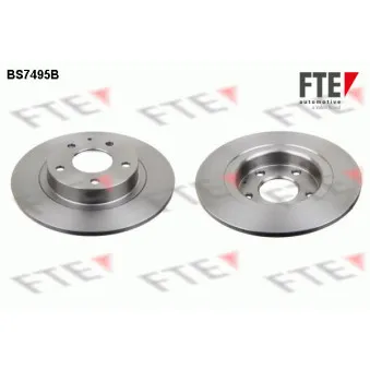 FTE BS7495B - Jeu de 2 disques de frein arrière