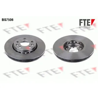 FTE BS7506 - Jeu de 2 disques de frein avant