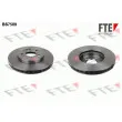 FTE BS7509 - Jeu de 2 disques de frein avant