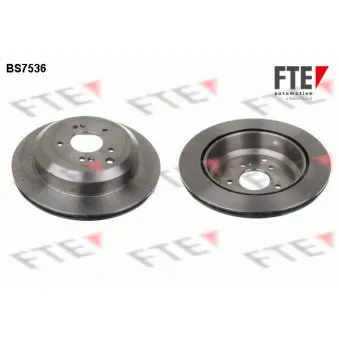 FTE BS7536 - Jeu de 2 disques de frein arrière