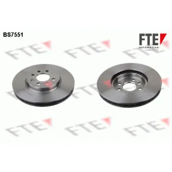 FTE BS7551 - Jeu de 2 disques de frein avant