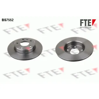 Jeu de 2 disques de frein arrière FTE OEM 931488707