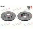 FTE BS7555 - Jeu de 2 disques de frein avant