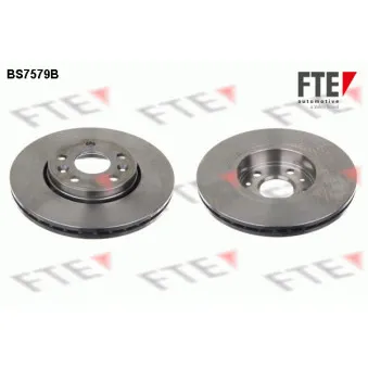 Jeu de 2 disques de frein avant FTE BS7579B pour RENAULT MEGANE 2.0 DCI - 150cv