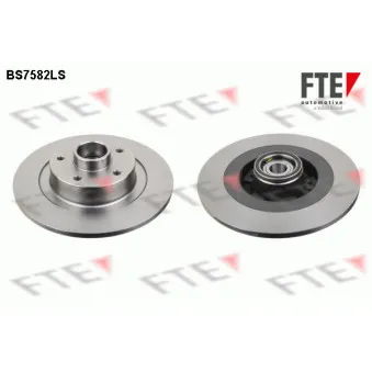 FTE BS7582LS - Jeu de 2 disques de frein arrière