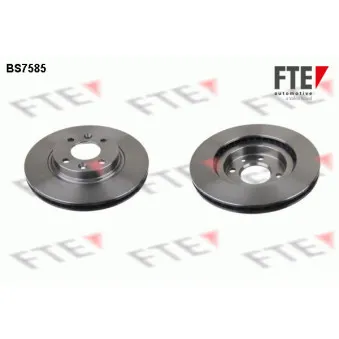 FTE BS7585 - Jeu de 2 disques de frein avant