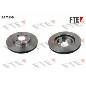 FTE BS7585B - Jeu de 2 disques de frein avant
