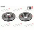 FTE BS7596 - Jeu de 2 disques de frein avant