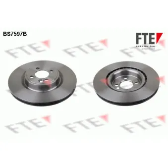 Jeu de 2 disques de frein avant FTE OEM 34116858071