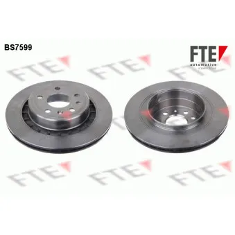 FTE BS7599 - Jeu de 2 disques de frein arrière