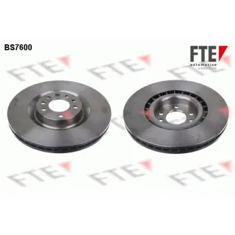 FTE BS7600 - Jeu de 2 disques de frein avant