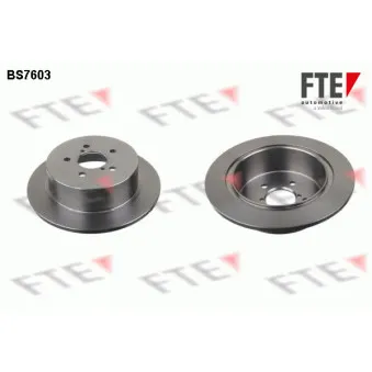 FTE BS7603 - Jeu de 2 disques de frein arrière
