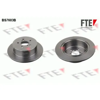 FTE BS7603B - Jeu de 2 disques de frein arrière