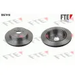 FTE BS7610 - Jeu de 2 disques de frein arrière