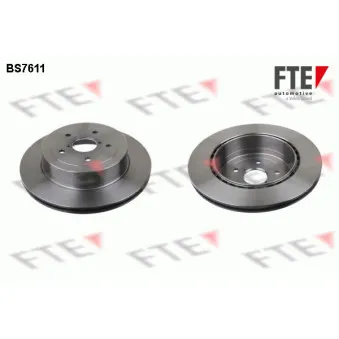 Jeu de 2 disques de frein arrière FTE OEM 26700FE050