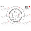 FTE BS7612 - Jeu de 2 disques de frein arrière
