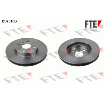 FTE BS7616B - Jeu de 2 disques de frein avant