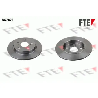 FTE BS7622 - Jeu de 2 disques de frein arrière