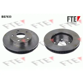 FTE BS7633 - Jeu de 2 disques de frein avant