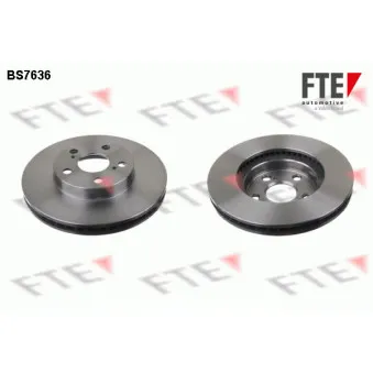 FTE BS7636 - Jeu de 2 disques de frein avant