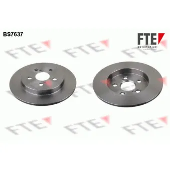 FTE BS7637 - Jeu de 2 disques de frein arrière