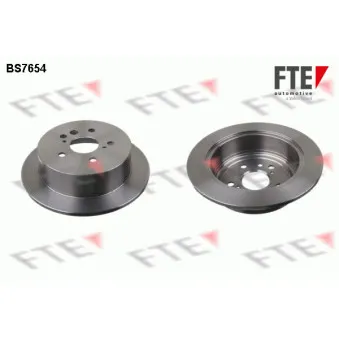 FTE BS7654 - Jeu de 2 disques de frein arrière